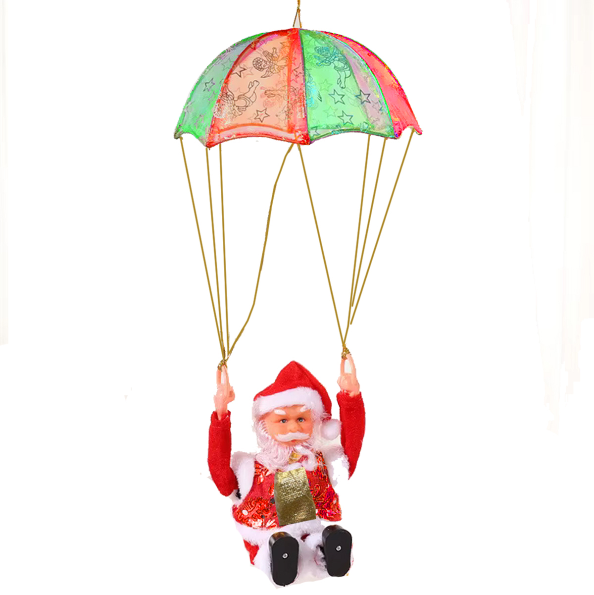 Papá Noel En Globo Con Movimiento Giros